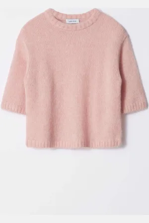 & OTHER STORIES Knitted Mohair-Blend T-Shirt