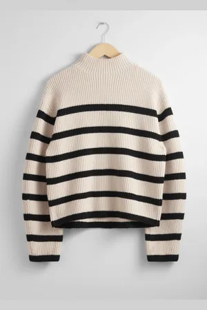 & OTHER STORIES Mock Neck Merino Jumper