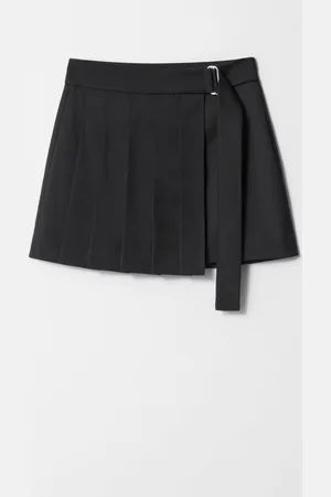 & OTHER STORIES Pleated Wrap Mini Skirt