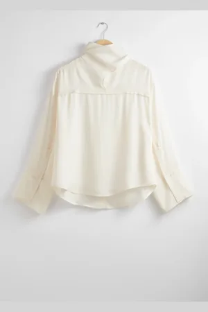 & OTHER STORIES Cowl Neck Shirt