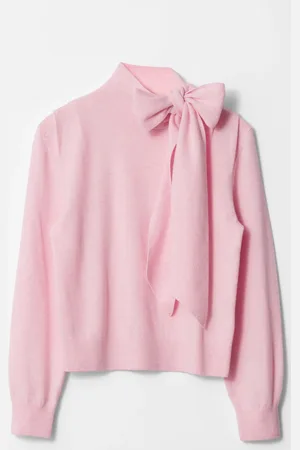 & OTHER STORIES Merino Tie-Neck Jumper