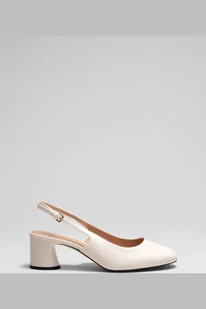 & OTHER STORIES Block-Heel Leather Slingback Pumps