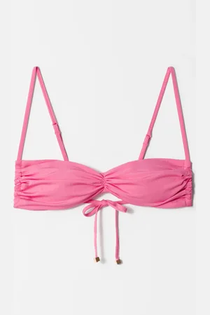 & OTHER STORIES Ruched Bikini Top