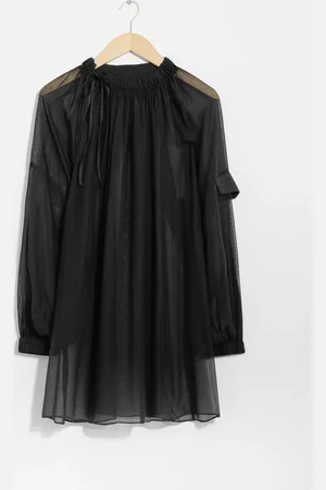 & OTHER STORIES Sheer Mini Dress