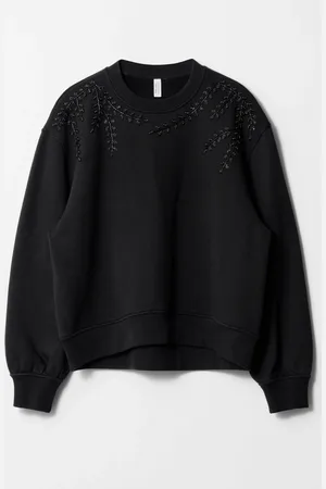 & OTHER STORIES Rhinestone-Embroidered Sweatshirt