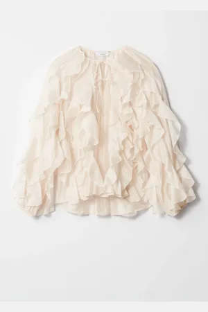 & OTHER STORIES Cascading Ruffle Blouse
