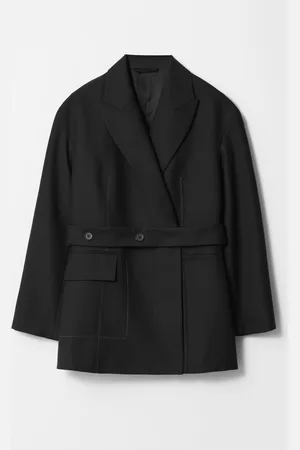 & OTHER STORIES Belted Wool Blazer
