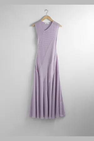 & OTHER STORIES Contrast-Panel Maxi Dress