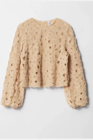 & OTHER STORIES Embellished Ruffled Tulle Blouse