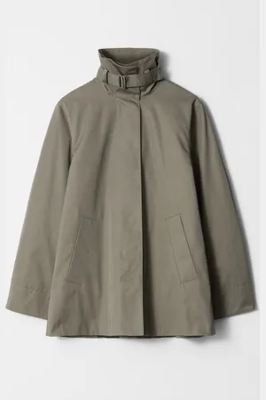 & OTHER STORIES A-line Funnel-Neck Jacket