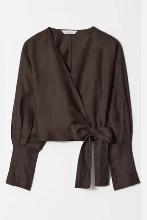& OTHER STORIES Linen Wrap Blouse