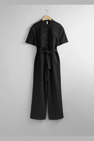 & OTHER STORIES Short-Sleeve Utility Jumpsuit