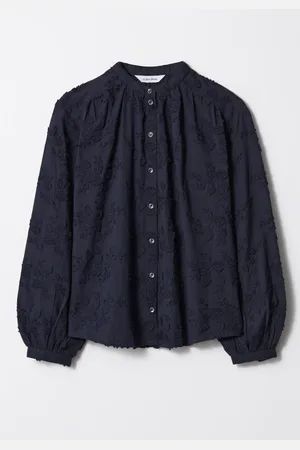 & OTHER STORIES Voluminous Floral-Appliqu?? Blouse