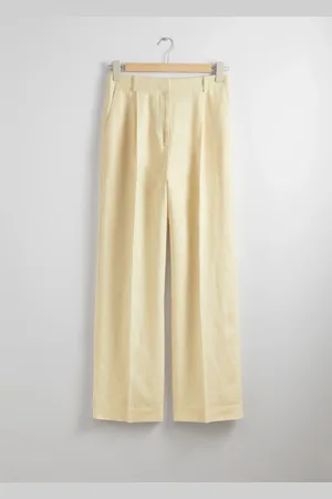 & OTHER STORIES Wide Linen Trousers