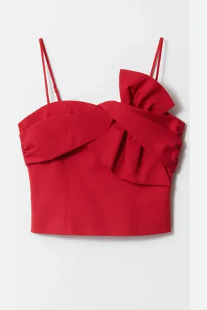 & OTHER STORIES Cropped Bow Top