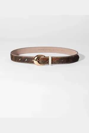 & OTHER STORIES Cow-Print Leather Belt
