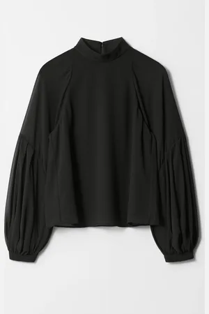 & OTHER STORIES Sheer Puff-Sleeve Blouse