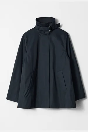 & OTHER STORIES A-line Funnel-Neck Jacket