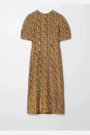 & OTHER STORIES Slit-Detailed Velvet Midi Dress