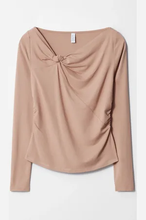 & OTHER STORIES Draped Knotted Top