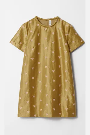 & OTHER STORIES Shiny Jacquard Shift Dress