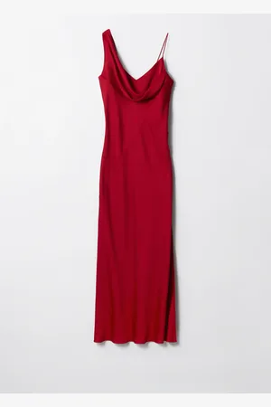& OTHER STORIES Asymmetric Cowl-Neck Midi Dress