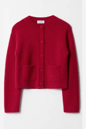 & OTHER STORIES Boxy Crew-Neck Cardigan