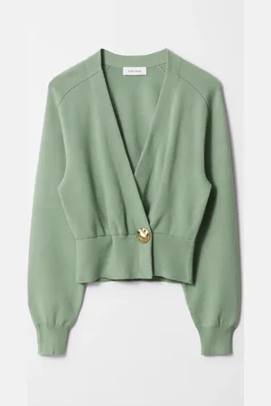 & OTHER STORIES Waisted Knitted Wrap Cardigan