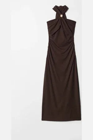 & OTHER STORIES Halterneck Midi Dress