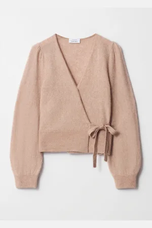 & OTHER STORIES Mohair-Blend Knitted Wrap Cardigan