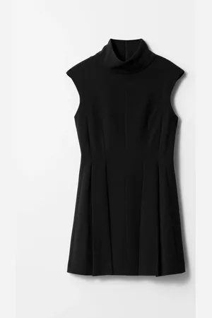 & OTHER STORIES Turtleneck Pleated Mini Dress
