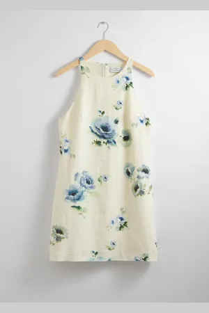 & OTHER STORIES Linen A-Line Dress
