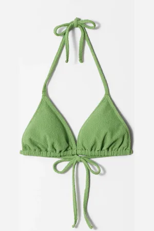 & OTHER STORIES Textured Triangle Bikini Top
