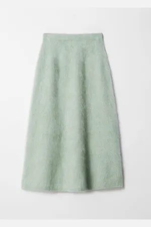 & OTHER STORIES Brushed-Knit A-Line Maxi Skirt