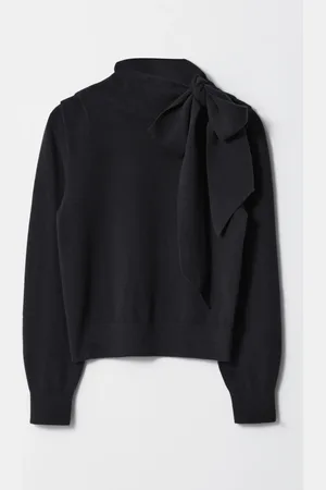 & OTHER STORIES Merino Tie-Neck Jumper