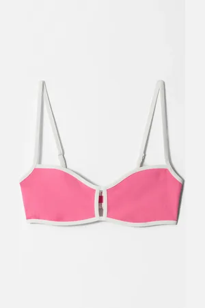 & OTHER STORIES Contrast-Trim Bikini Top