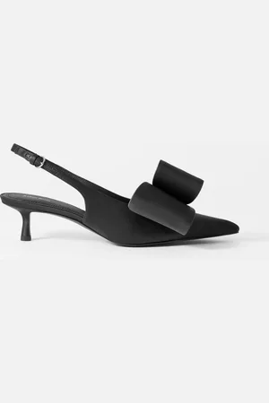 & OTHER STORIES Bow-Embellished Satin Pumps