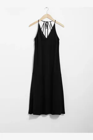 & OTHER STORIES Halterneck Midi Dress
