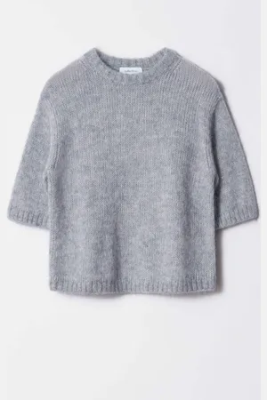 & OTHER STORIES Knitted Mohair-Blend T-Shirt