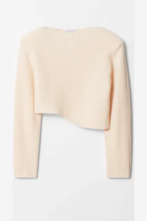 & OTHER STORIES Asymmetric Rib-Knit Jumper