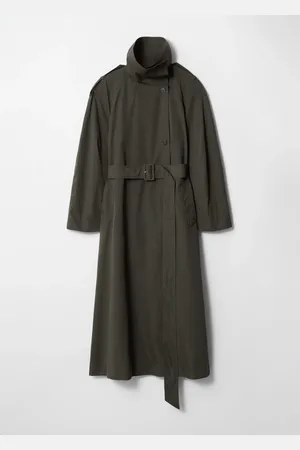 & OTHER STORIES High-Collar Trench Coat