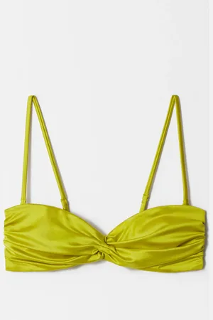 & OTHER STORIES Ruched Bikini Top