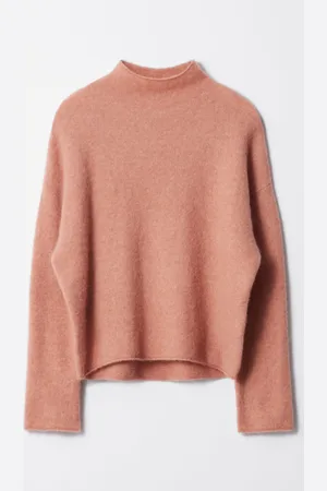 & OTHER STORIES High-Neck Alpaca-Knit Jumper