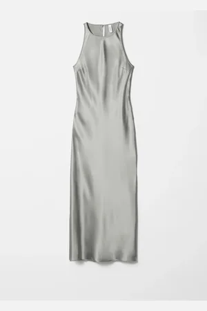 & OTHER STORIES Sleeveless Satin Midi Dress