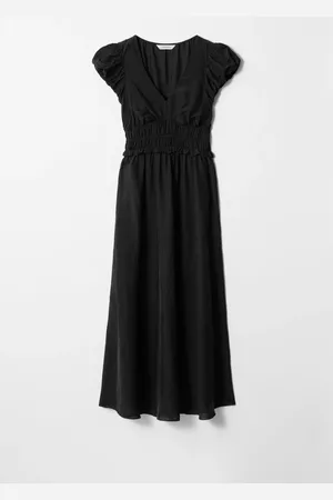 & OTHER STORIES Bubble-Sleeve Midi Dress