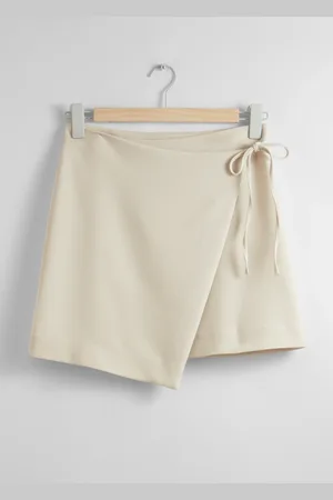 & OTHER STORIES Tailored Mini Wrap Skirt