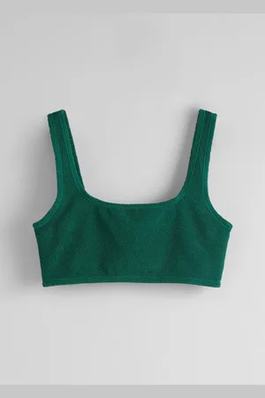 & OTHER STORIES Textured Bikini Top