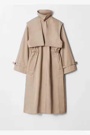 & OTHER STORIES Funnel-Neck Trench Coat