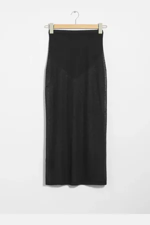 & OTHER STORIES Sheer Pencil Midi Skirt