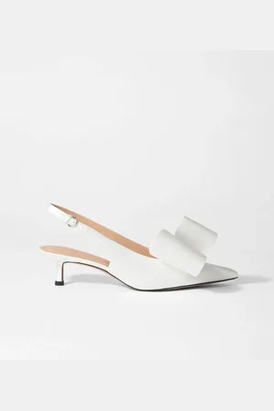 & OTHER STORIES Bow-Embellished Satin Pumps